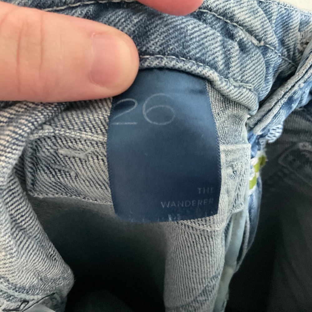 Anthropologie Pilcro The Wanderer Light Wash Jeans - Size 26 Boho Casual Denim - Picture 6 of 8